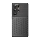 Samsung Galaxy S25 Ultra tok Thunder Case szilikon páncélozott - fekete