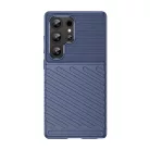 Thunder Case Samsung Galaxy S25 Ultra szilikon páncélozott tok - kék