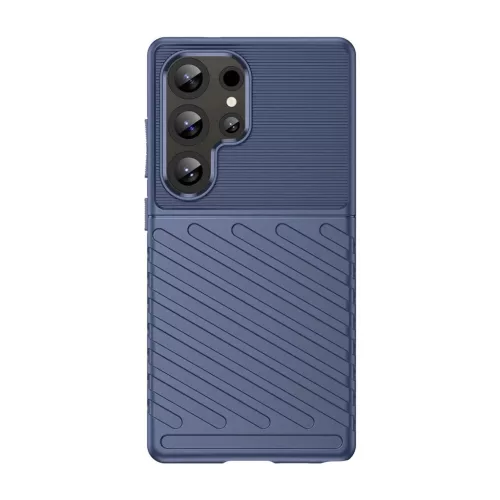 Thunder Case Samsung Galaxy S25 Ultra szilikon páncélozott tok - kék