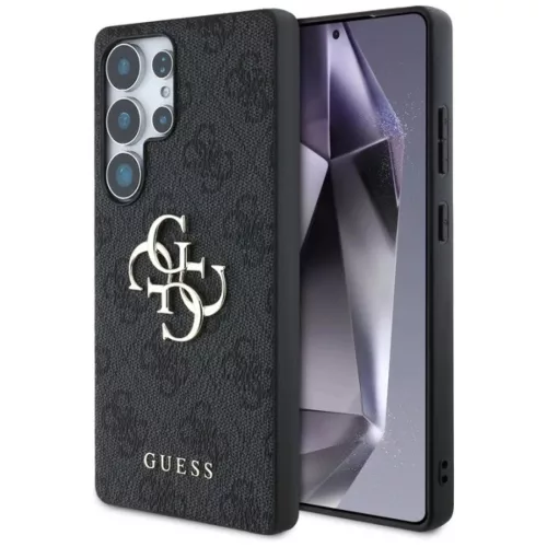 GUESS tok Samsung Galaxy S25 Ultra GUHCS25L4GMGGR (4G PU Big Logo) fekete tok