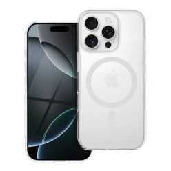   Drop Glue Színes Gyűrűs Mag Tok kompatibilis MagSafe-el iPhone 14 fehér tok