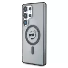 Etui Karl Lagerfeld Button Choupette Head Printed Logo MagSafe Samsung Galaxy S25 Ultra fekete tok
