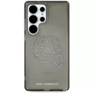 Karl Lagerfeld Rhinestones Karl Head Logo Samsung Galaxy S25 Ultra fekete tok