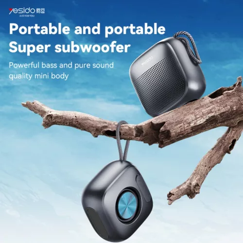 Yesido Hordozható Bluetooth Hangszóró YSW24 Mini fekete