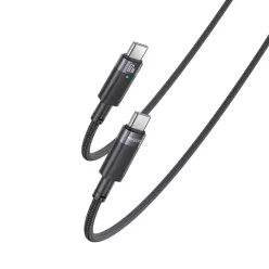   Yesido kábel CA160 fonott - Type C Type C-hez - PD 60W 1,2 méter fekete