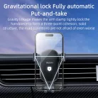 Yesido Gravity autós telefontartó C243 szellőzőre fekete