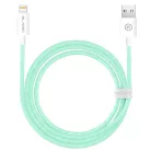 Blavec Cable Candy braided - USB to Lightning - 2,4A 2 metres (CCA-UL24GN20) green