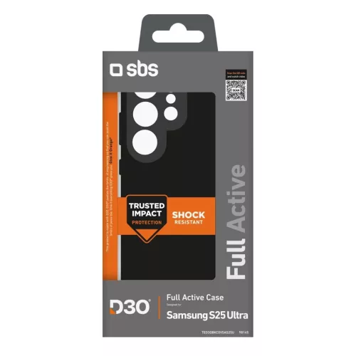 SBS D3O tok Samsung Galaxy S25 Ultra - fekete