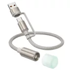HOCO kábel USB A / Type C LED fénnyel UA38C arany
