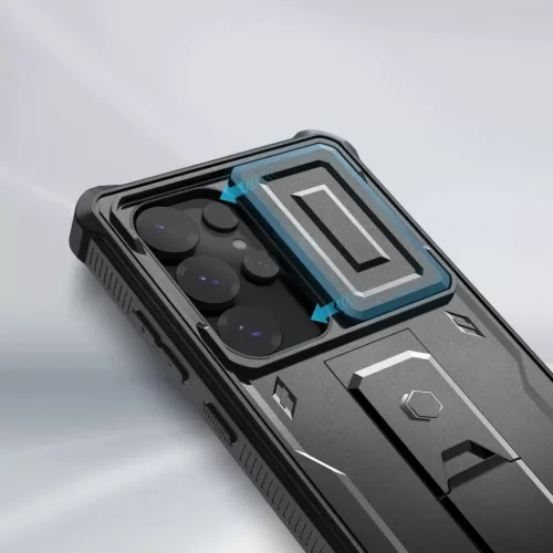 Tech-protect Kevlar Cam+ Galaxy S25 Ultra fekete tok