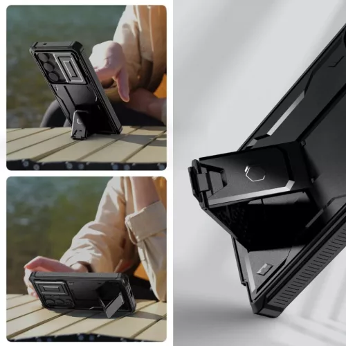 Tech-protect Kevlar Cam+ Galaxy S25 Ultra fekete tok
