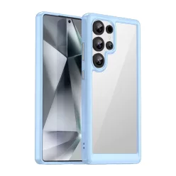   Szilikon tok Outer Space tok zselés kerettel Samsung Galaxy S25 Ultra - kék tok