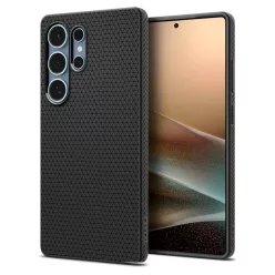 Galaxy S25 Ultra Matt Fekete Spigen Liquid Air tok