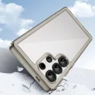 Outer Space Case szilikon tok zselés kerettel Samsung Galaxy S25 Ultra - átlátszó-fekete tok
