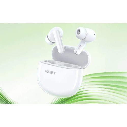 TWS Ugreen HiTune T3C fülhallgató, Bluetooth 5.4, IPX5, mikrofon (fehér)