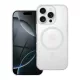 Színes Gyűrű Drop Glue Mag Tok MagSafe kompatibilitással IPHONE 11 fehér tok
