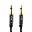 Wozinsky univerzális mini jack kábel 2x AUX kábel 1.5 m fekete