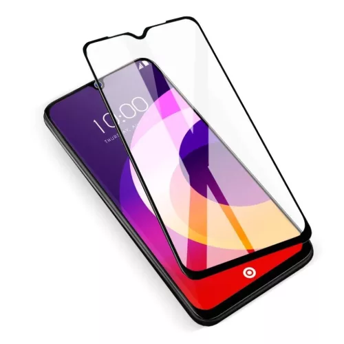 5D Teljes Ragasztású Kerámiás Üvegfólia - iPhone 12 Mini fekete