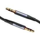 Joyroom sztereó audiokábel AUX 3.5 mm minijack 1,2 m fekete (SY-A08)