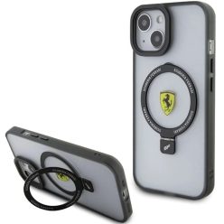   Ferrari Ring Stand 2023 Collection MagSafe tok iPhone 15 Plus / 14 Plus - Fekete