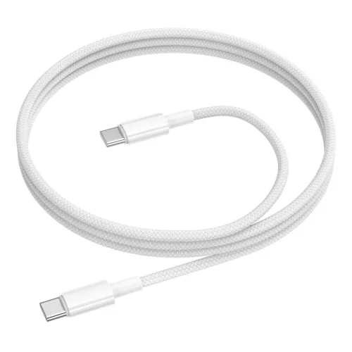 Borofone Kábel BX117 Forrás - Type C - Type C - PD 60W 3A 1 méter fehér