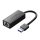 USB 3.0 - RJ45 hálózati adapter Ugreen CR111, Gigabites Ethernet (Fekete)
