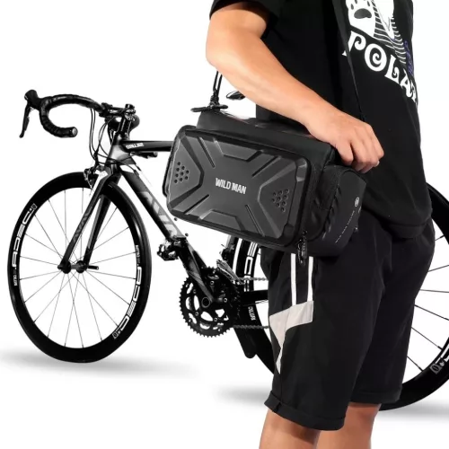 WILDMAN utazótáska kormányra cipzárral GS6 4L (4"-7") fekete