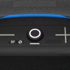 SAL BT9000 hordozható boombox, vezeték nélküli hangszóró, 100 W, IPX5, BT TWS, AUX, USB/microSD, Soft Touch gombok, ~10 h üzemidő, USB-C töltőkábel