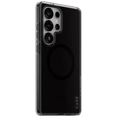 CARE by PanzerGlass Flagship Urban Combat Fekete Qi tok Samsung Galaxy S25 Ultra - Félig átlátszó Füst