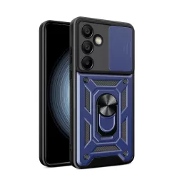   Hibrid Armor Camshield páncélozott tok állvánnyal és kamera védővel Samsung Galaxy A26 - kék tok