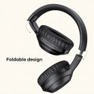 Rock Headphones O2 bluetooth fekete vezeték nélküli fejhallgató