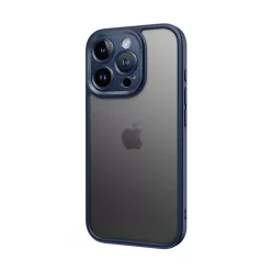 Rock Guard Touch Matte sorozatú tok iPhone 16 Pro-hoz, kék