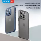 Rock Guard Touch Matte sorozatú tok iPhone 16 Pro-hoz, kék