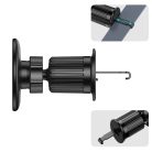 Tech-protect N58 Mágneses Magsafe Szellőzőre Erősíthető Autós Tartó Fekete