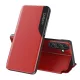 Eco Leather View fliptok elegáns tok állvány funkcióval Samsung Galaxy A26 - piros tok
