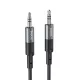HOCO kábel AUX Jack 3,5 mm (férfi) Jack 3,5 mm (férfi) UPA23 1 m fém szürke