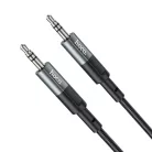 HOCO kábel AUX Jack 3,5 mm (férfi) Jack 3,5 mm (férfi) UPA23 1 m fém szürke