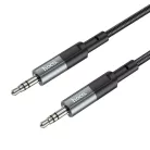HOCO kábel AUX Jack 3,5 mm (férfi) Jack 3,5 mm (férfi) UPA23 1 m fém szürke