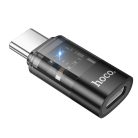 HOCO adapter Type C (férfi) - Lightning (női) UA36D átlátszó fekete