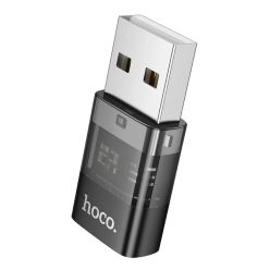   HOCO adapter USB A (férfi) - Typ C (női) UA36C átlátszó fekete