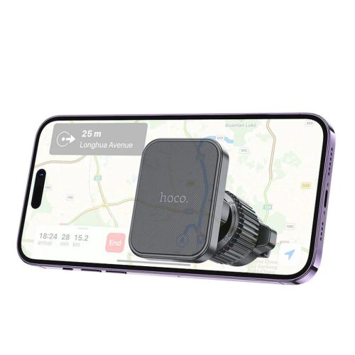 HOCO mágneses autós telefontartó légáramlatba H32 fekete