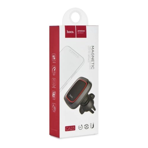 HOCO mágneses autós telefontartó szellőzőrácsra CA23 fekete