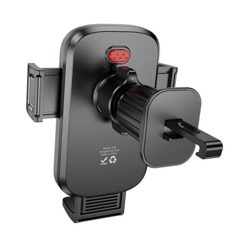 HOCO autós tartó szellőzőre H78 fekete fém szürke,