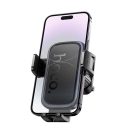 HOCO autós tartó szellőzőre H78 fekete fém szürke,