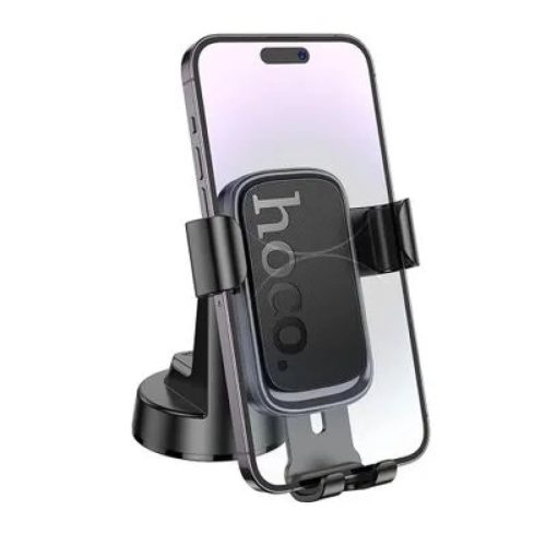 HOCO gravitációs autós tartó műszerfalra H81 fekete fém szürke