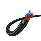 Ugreen derékszögű AUX kábel 2 x mini jack 3.5 mm 1m kék (AV112)