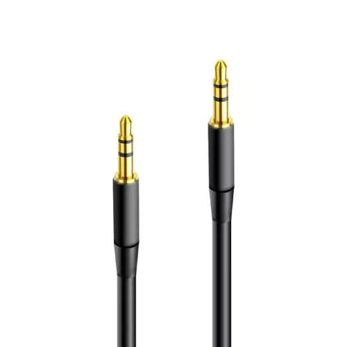Maxlife audio kábel jack 3.5 mm - jack 3.5 mm 1m fekete