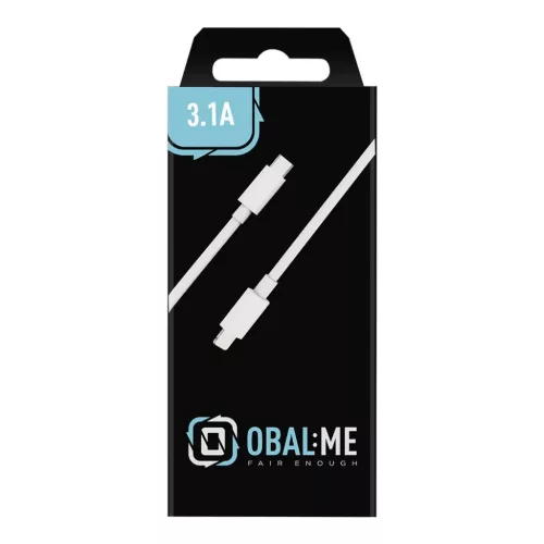 OBAL:ME Gyors töltésre alkalmas USB-C/Lightning kábel 1m Fehér Lightning USB kábel