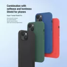 Nillkin Super Frosted PRO hátlapi tok Apple iPhone 15-hez Fekete (Apple logó kivágás nélkül) tok