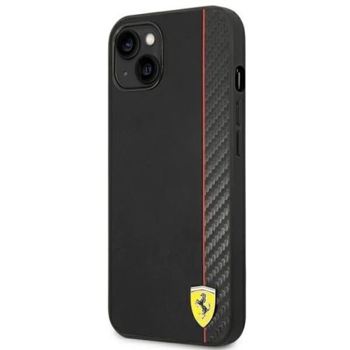 Ferrari FEHCP14MAXBK iPhone 14 Plus 6.7" fekete/fekete keménytok Carbon tok